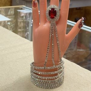 Red luxurious ring/bracelet.